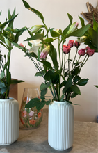 Pink Flowers + Vase