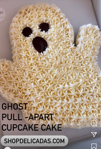 Ghost pull-apart cupcake cake
