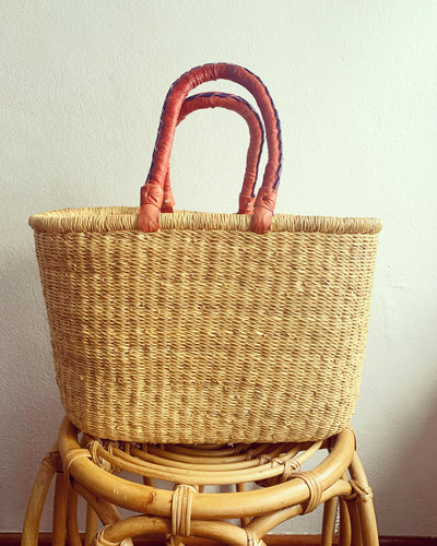 Handmade picnic basket