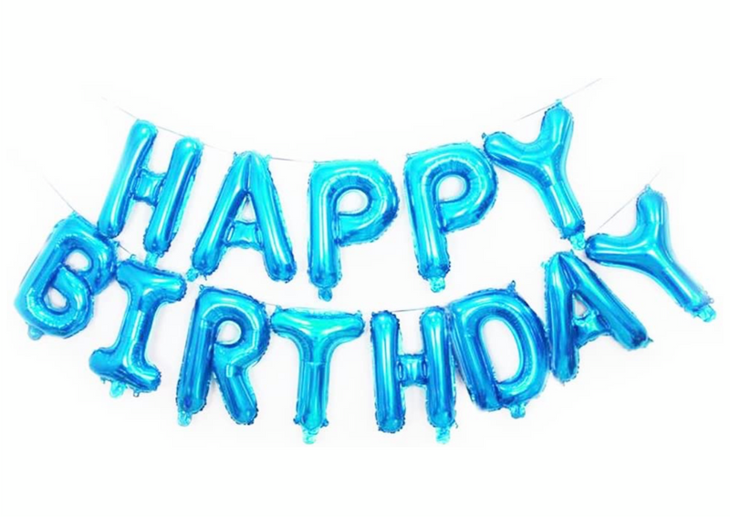 Birthday deals balloons letters